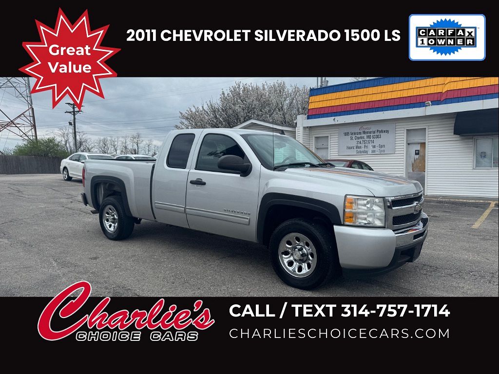 2011 Chevrolet Silverado 1500 LS Extended Cab 4X4 Automatic | Image1